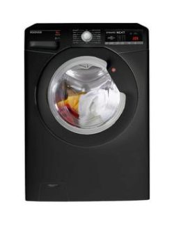 Hoover Dynamic Next Dxoa68Lb3B 8Kg Load, 1600 Spin Washing Machine - Black